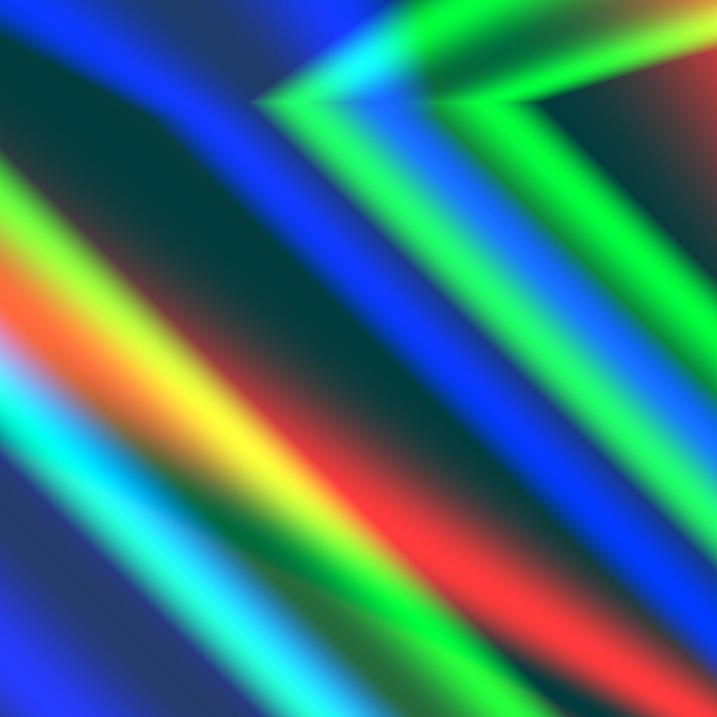 Vibrant Abstract Wallpaper: Colorful Stripes on Dark Background