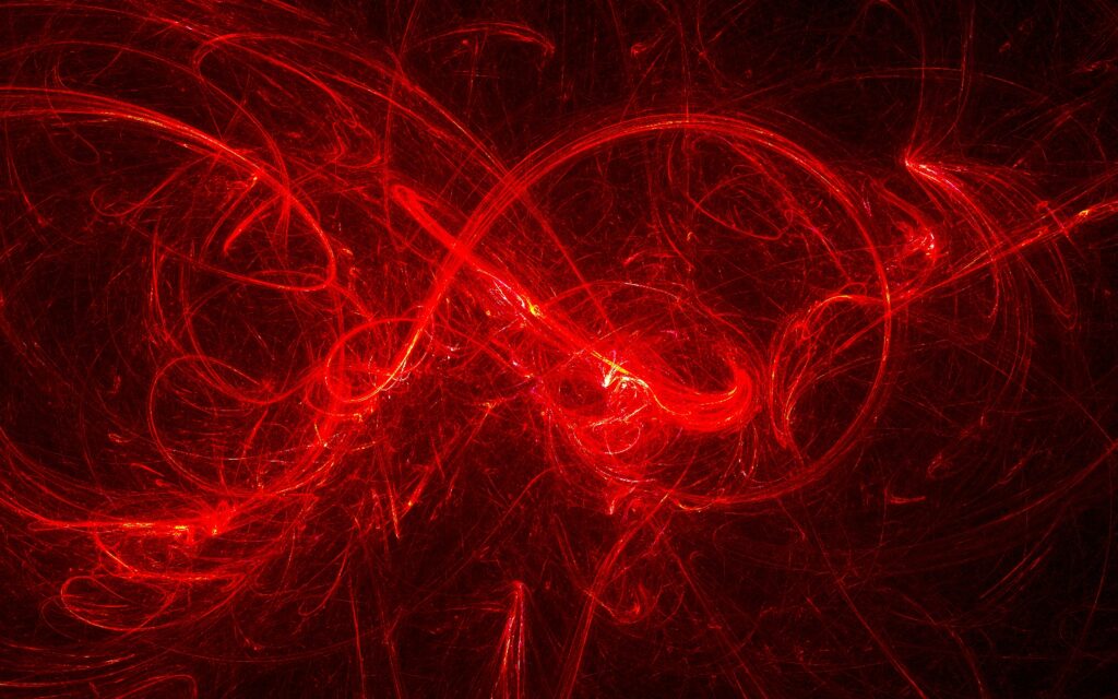 Vibrant Abstract Red Lines Wallpaper – Dynamic Dark Background