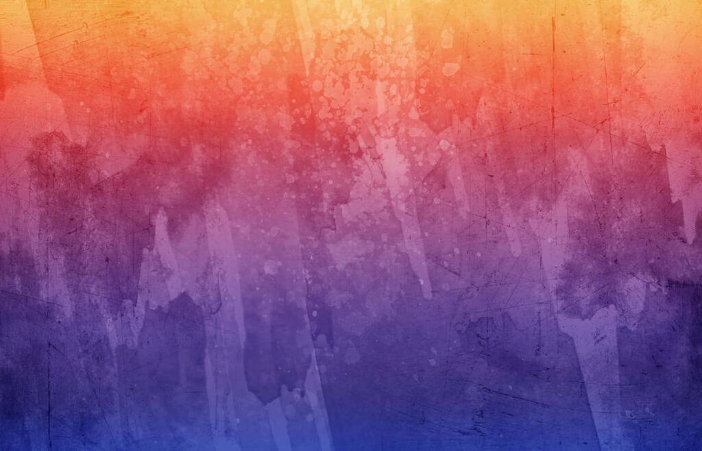 Vibrant Gradient Watercolor Wallpaper: Warm Orange & Cool Blue Design