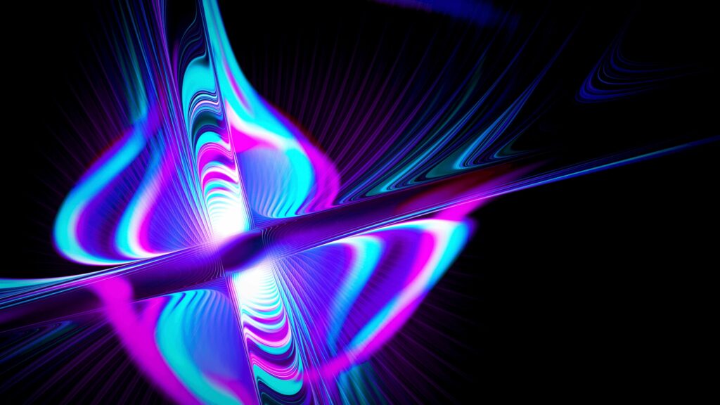 Vibrant Abstract Wallpaper: Mesmerizing Multicolored Rays Background