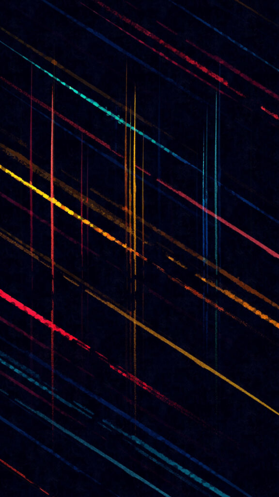 Vibrant Abstract Wallpaper: Dynamic Colorful Streaks on Dark Background