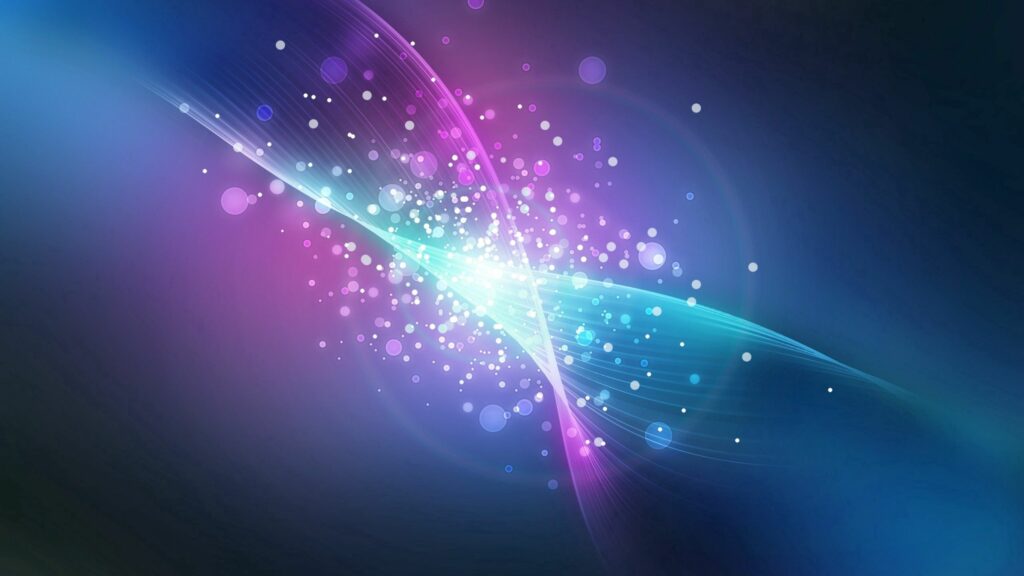 Vibrant Abstract Wallpaper: Radiant Streaks & Glowing Points