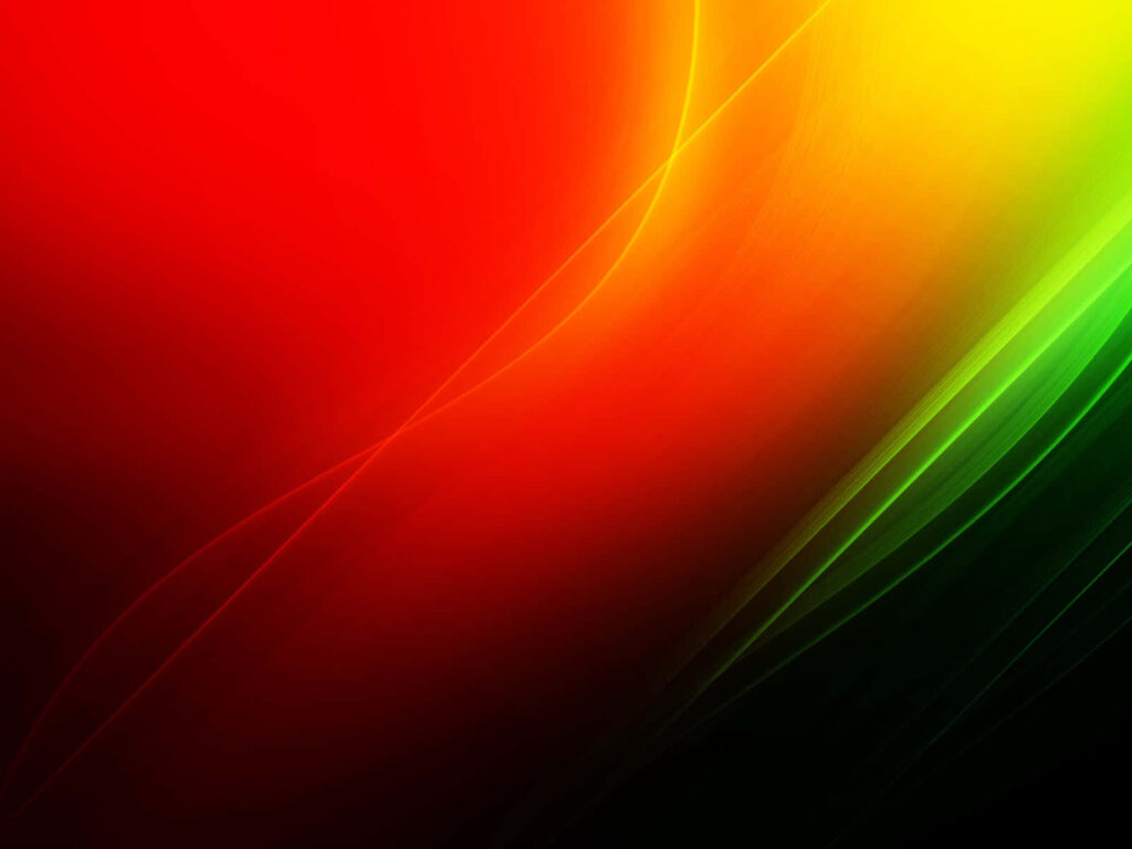 Vibrant Abstract Wallpaper: Smooth Red, Yellow, Green Gradient Background