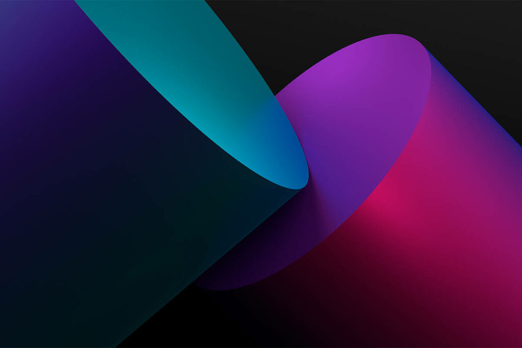 Vibrant Abstract Wallpaper: Teal, Blue, Purple & Magenta Gradients