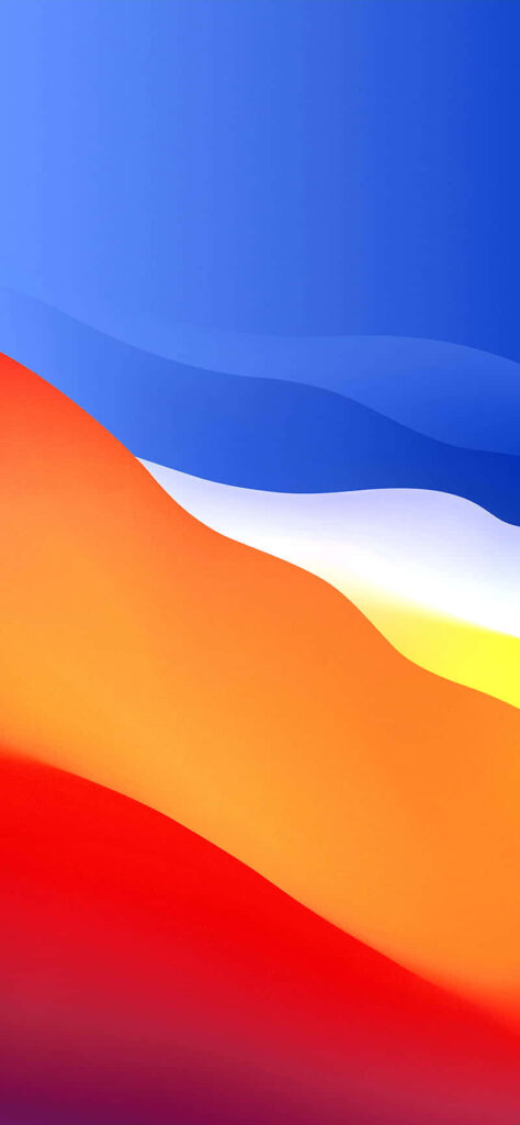 Vibrant Curved Abstract Wallpaper for AMOLED Backgrounds