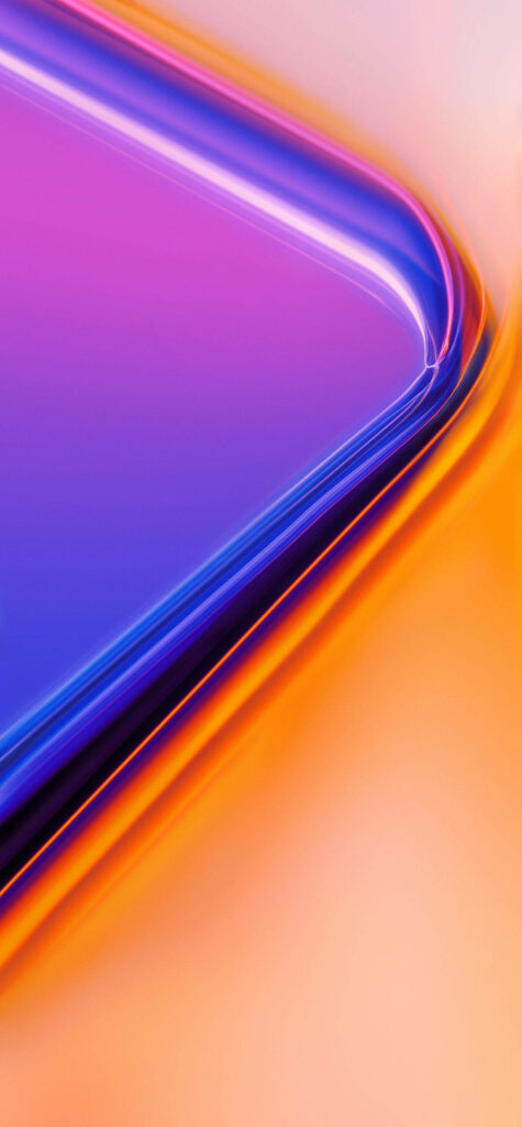 Vibrant Abstract Wallpaper for OnePlus 8 Pro: Curved Lines & Colors