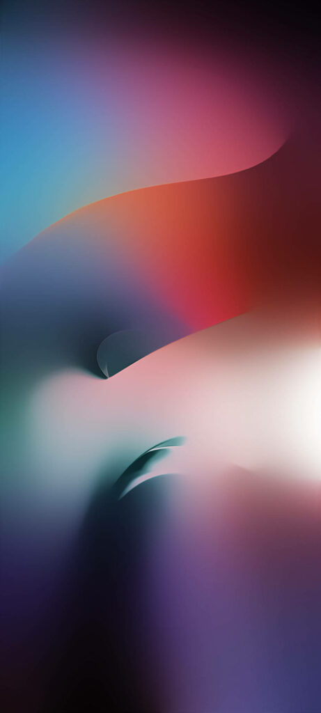 Vibrant Abstract Wallpaper for Poco X2: Smooth Gradient Design