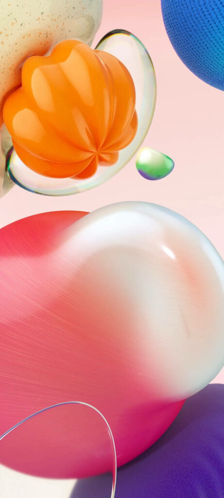 Colorful Abstract Wallpaper for Samsung A71 - Playful & Modern Design