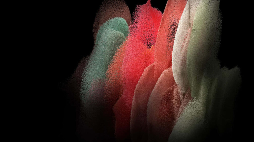 Vibrant Abstract Wallpaper for Samsung Dex - Stylish Black Background