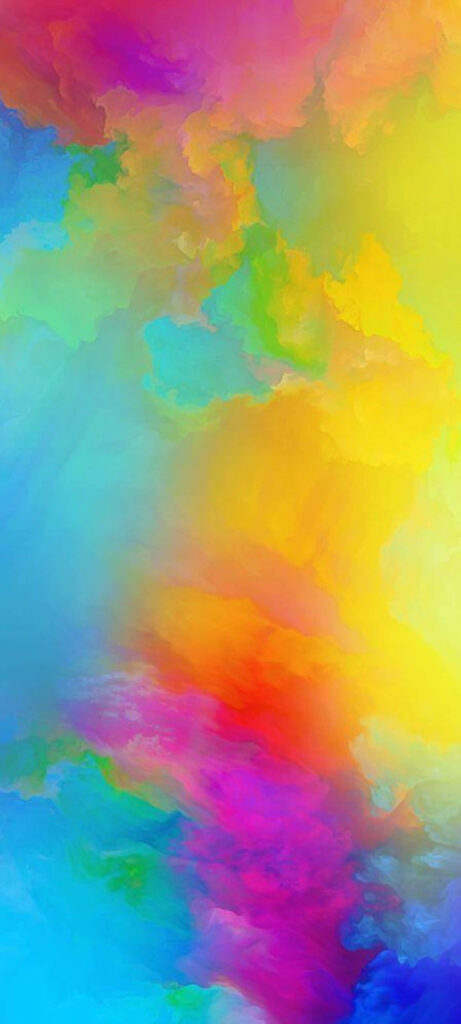 Vibrant Abstract Wallpaper for Samsung S20 - Colorful Gradient Design