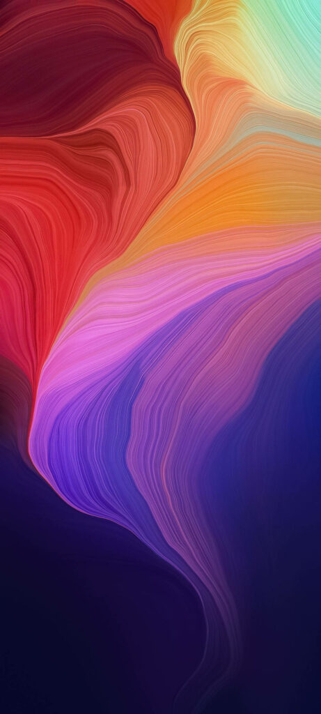Vibrant Swirl Abstract Wallpaper for Vivo V20 - Captivating Colors