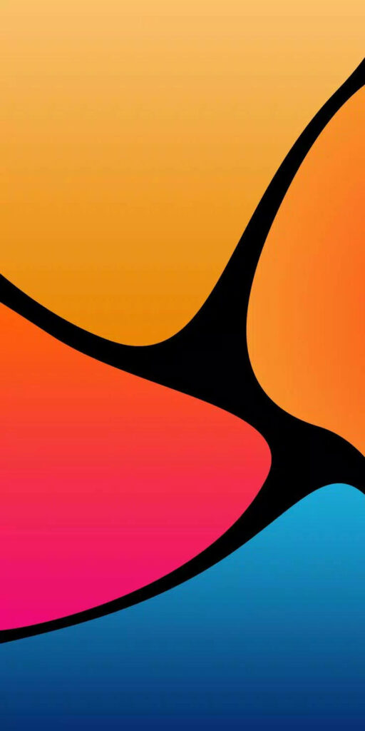 Vibrant Abstract Wallpaper for Vivo Y11: Dynamic Gradient Design