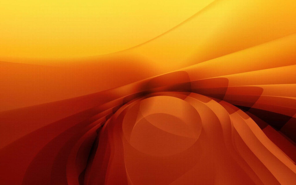 Vibrant Abstract Wallpaper: Warm Burnt Orange & Golden Yellow Background