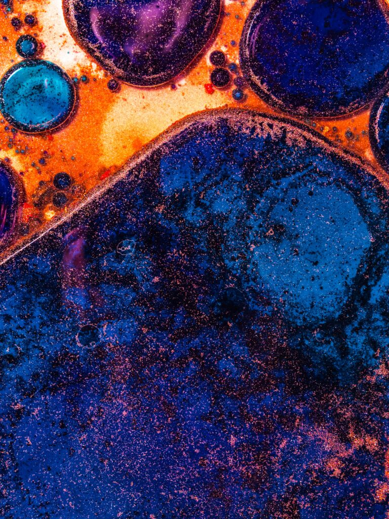 Vibrant Abstract Wallpaper: Colorful Circles & Sparkles Background
