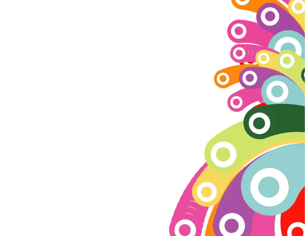 Vibrant Abstract Wallpaper with Colorful Concentric Circles