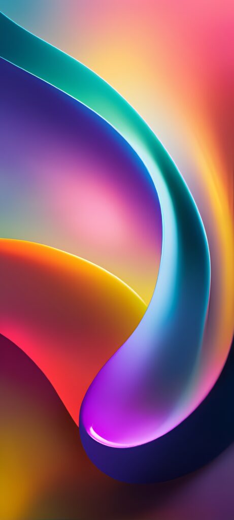 Colorful Gradient Wallpaper: Abstract Fluidity & Energy Background