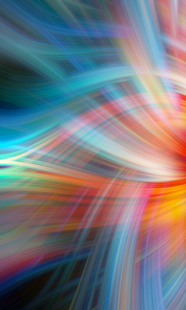 Colorful Abstract Wallpaper: Dynamic Intersecting Rays Background