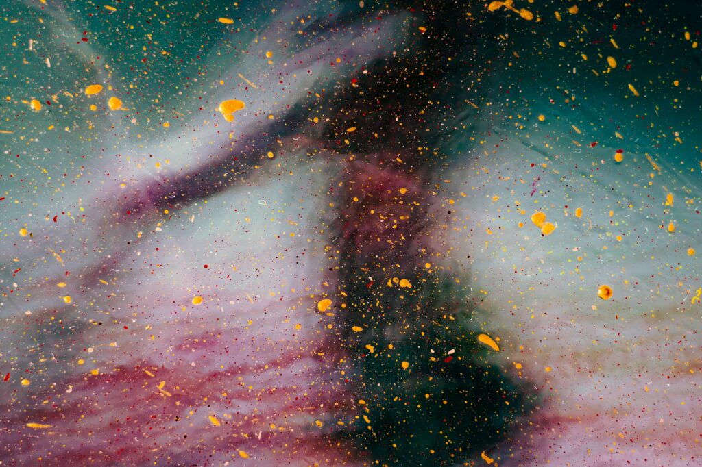 Vibrant Abstract Paint Splash Wallpaper - Artistic Background