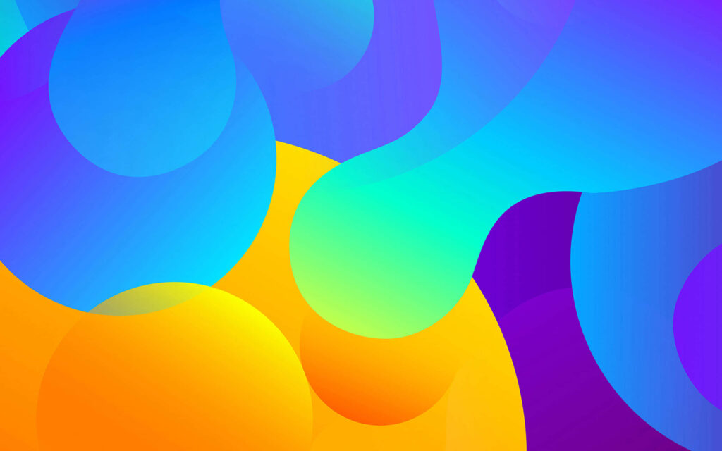 Vibrant Abstract Wallpaper: Colorful Shapes & Gradients Background