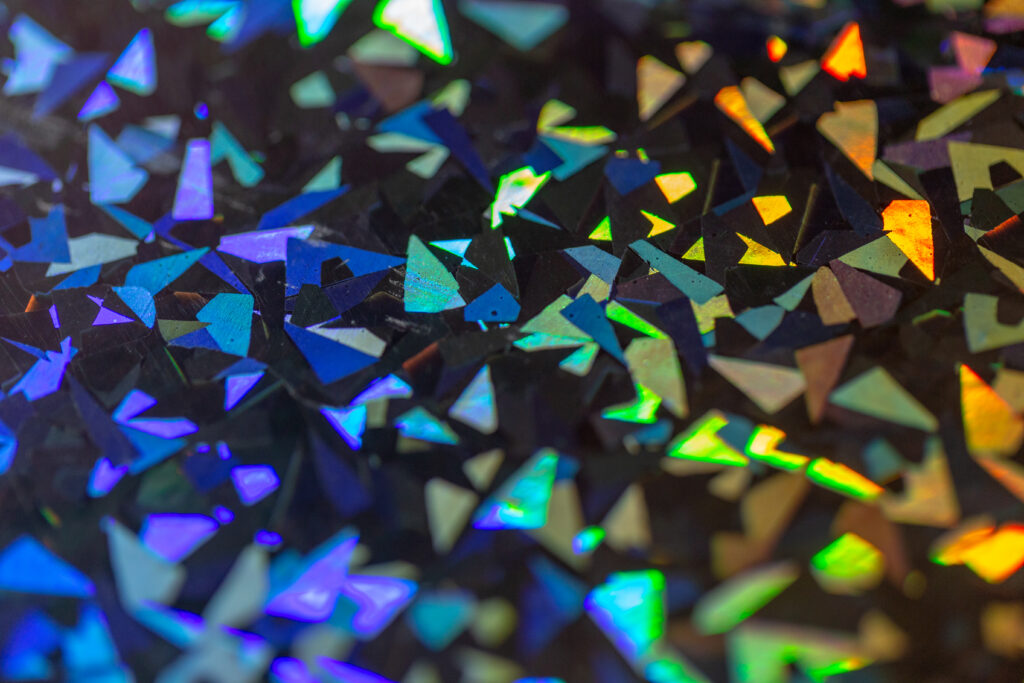 Vibrant Colorful Shards Wallpaper: Dynamic Abstract Background