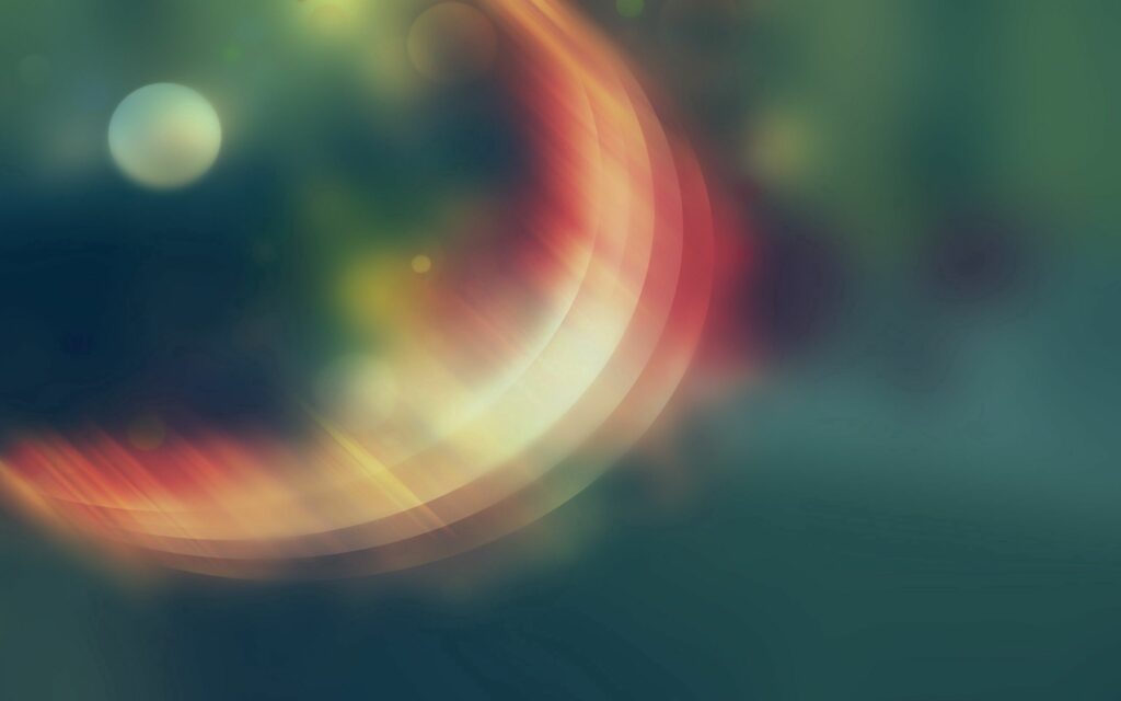 Vibrant Abstract Wallpaper with Curved Light Lines and Soft Gradient
