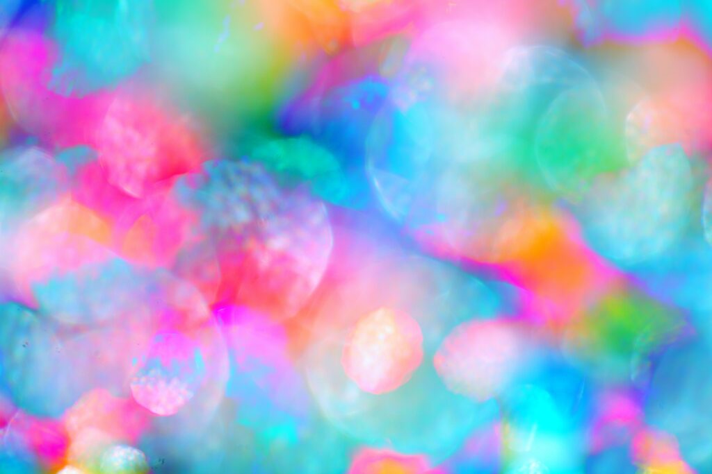 Vibrant Abstract Wallpaper: Colorful Blurred Spots for a Dreamy Background