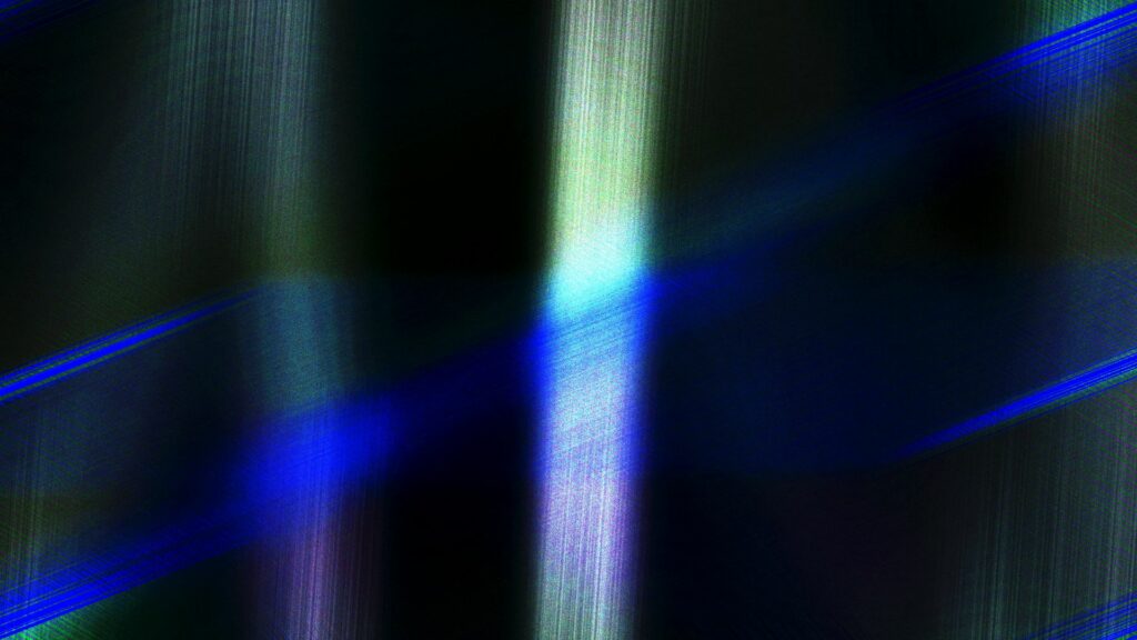 Vibrant Linear Pattern Wallpaper - Bright Blue & Green Background