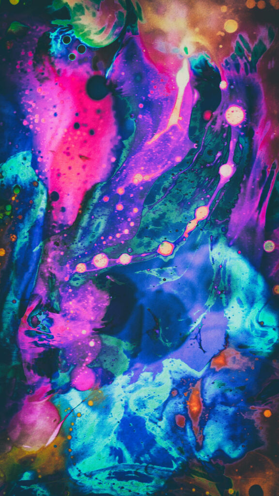 Vibrant Abstract Wallpaper: Dynamic Pink & Blue Swirls Background