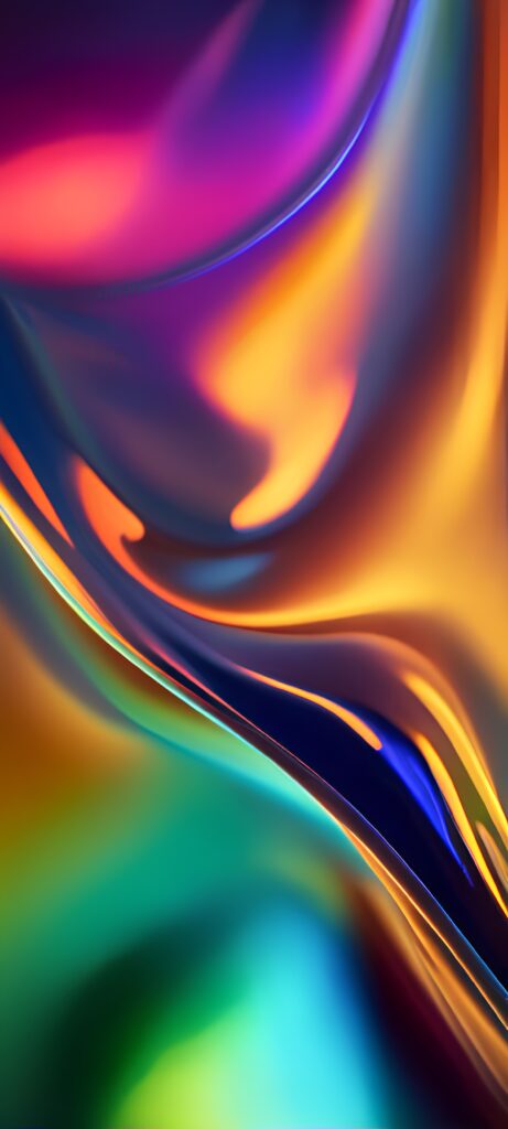 Vibrant Abstract Wallpaper: Flowing Lines and Rich Colors Background