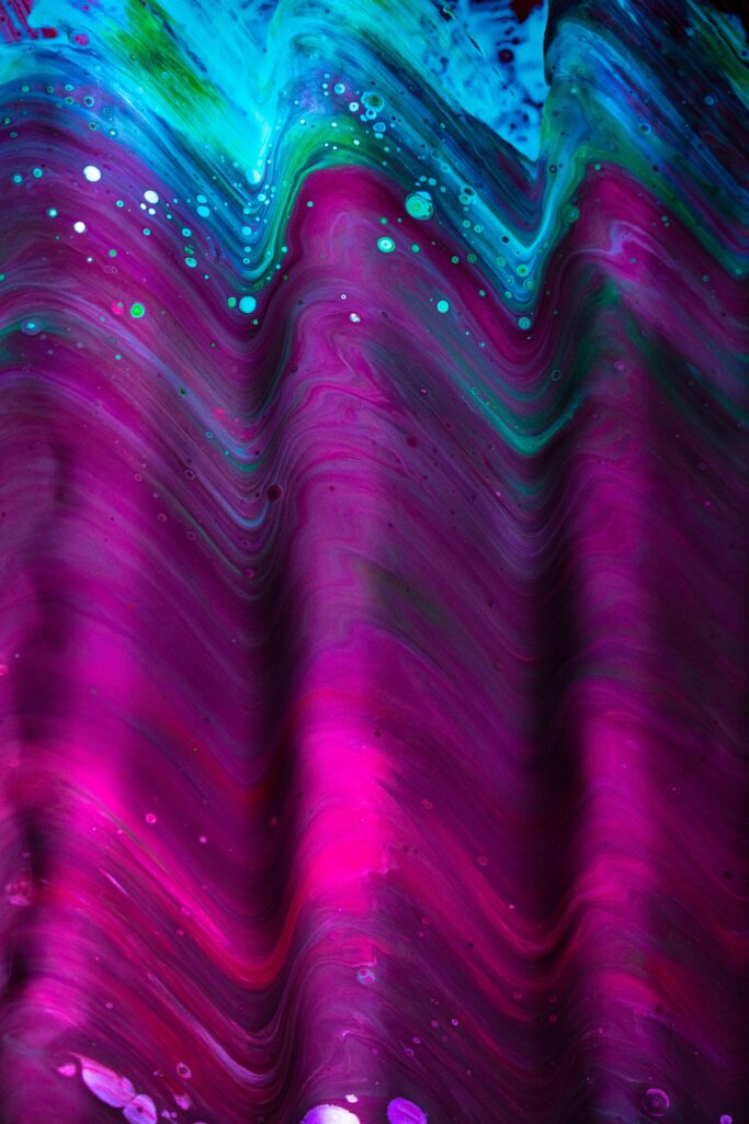 Vibrant Abstract Wallpaper: Colorful Waves & Artistic Masterpiece