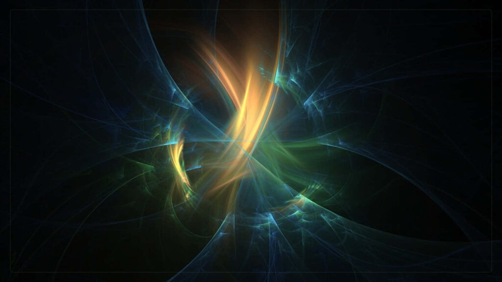 Vibrant Abstract Wallpaper: Dynamic Fractals & Luminous Energy Design