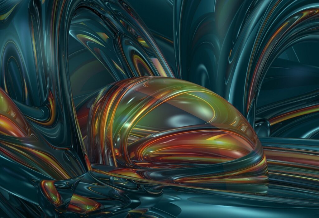 Vibrant Abstract Background Wallpaper: Intertwining Lines & Colors