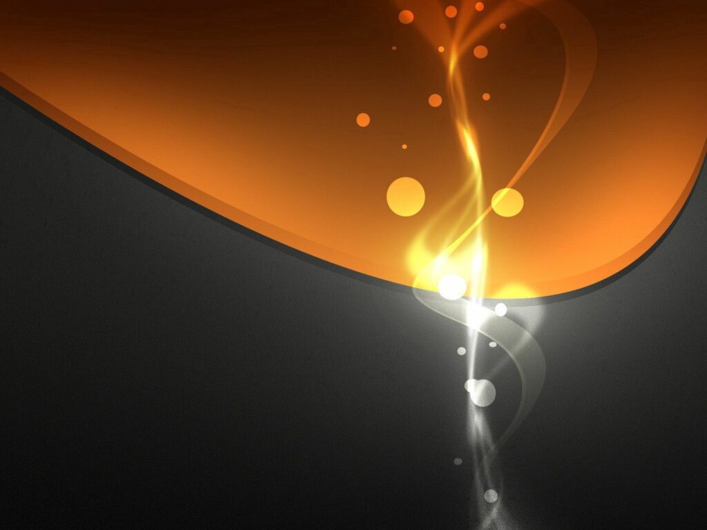 Stunning Abstract Wallpaper: Flowing Lines & Luminous Light Orbs
