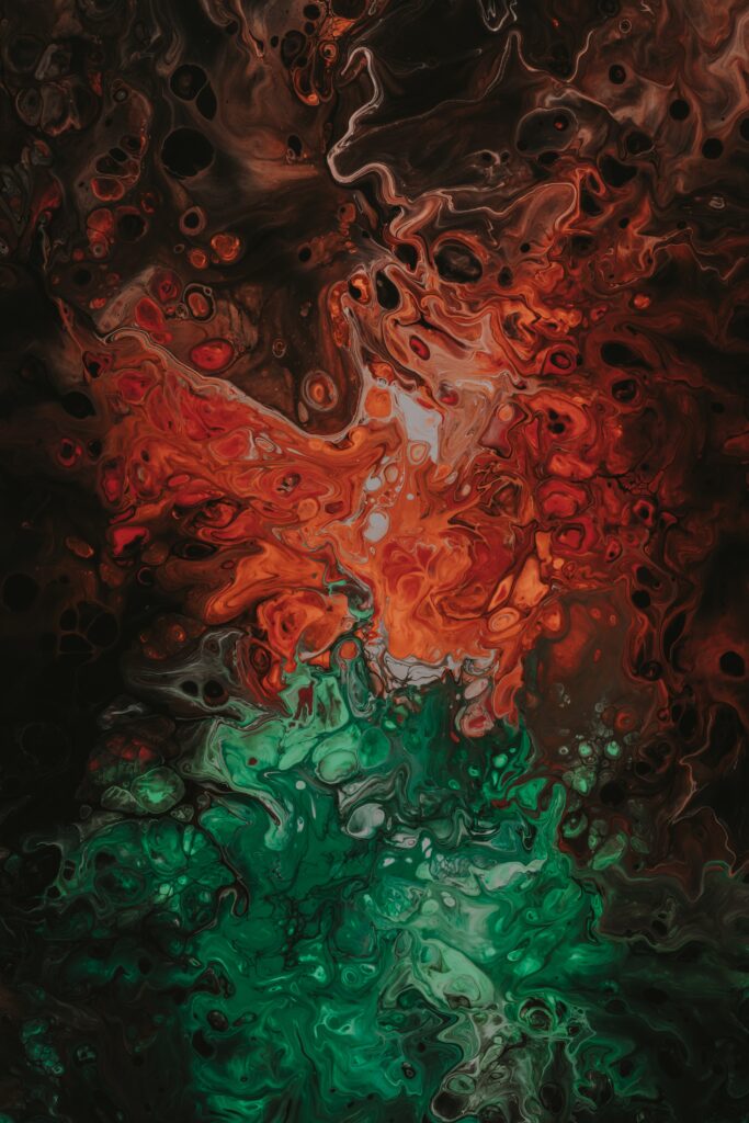 Dynamic Abstract Wallpaper: Rich Textures & Swirling Colors