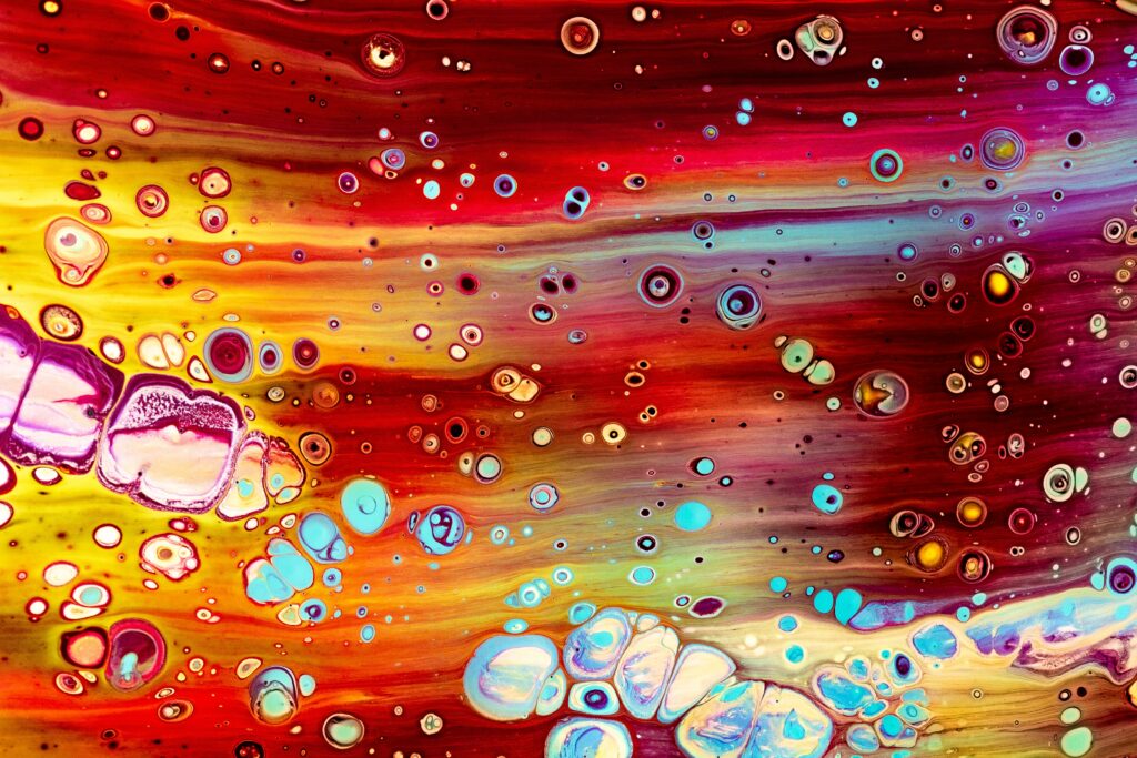 Vibrant Abstract Wallpaper: Swirling Colors & Textured Patterns