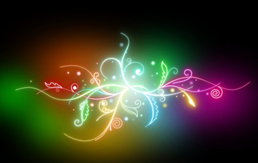 Vibrant Abstract Wallpaper with Swirling Patterns - 1900x1200