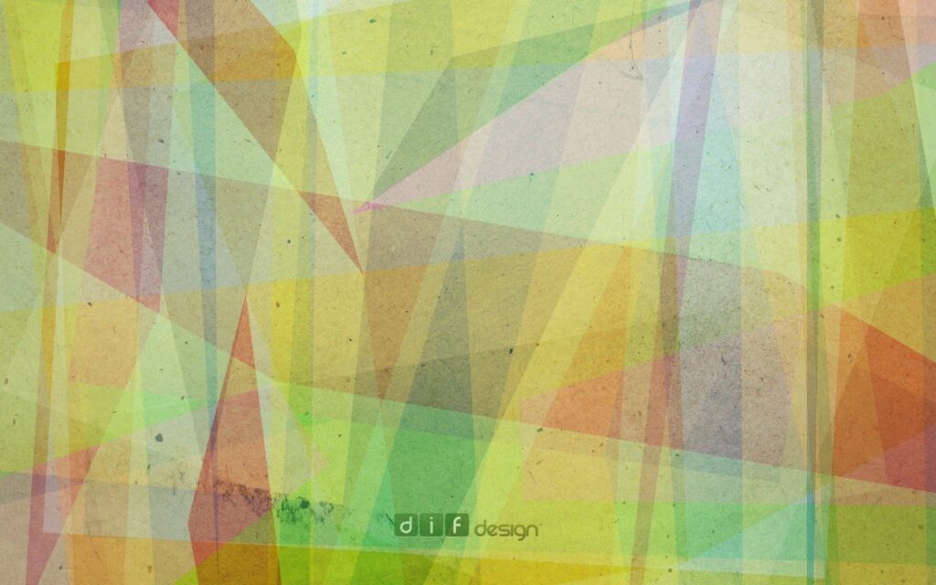 Vibrant Abstract Wallpaper with Colorful Lines & Geometric Shapes