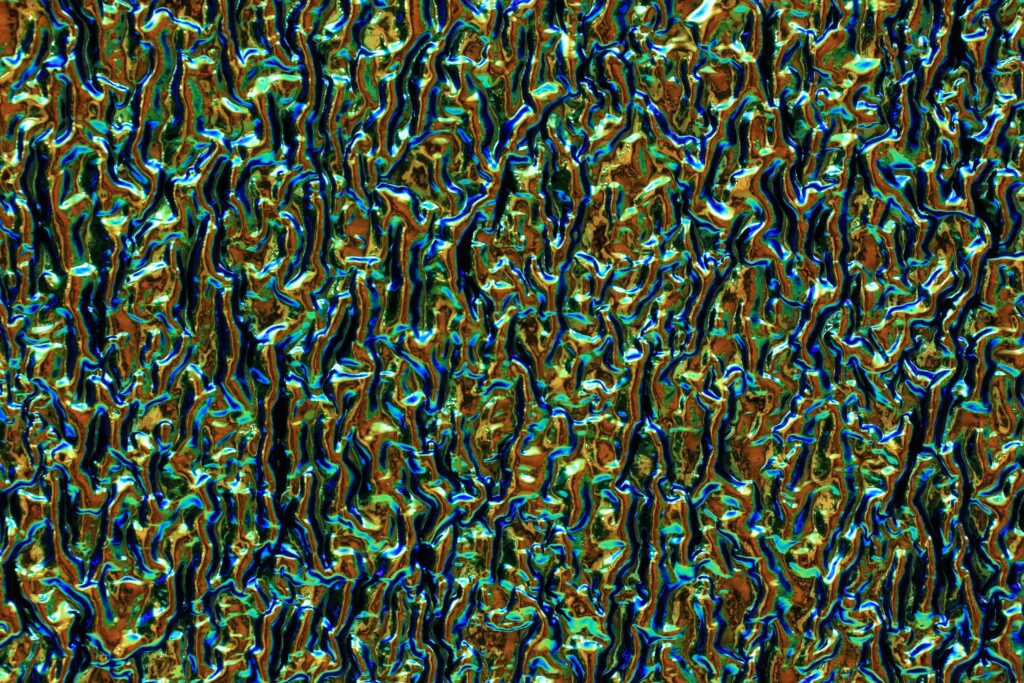 Vibrant Abstract Wavy Wallpaper - Luminous Blues & Earthy Tones