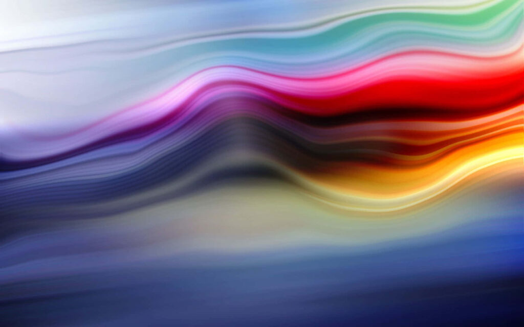 Vibrant Abstract Wave Wallpaper: Energetic Colorful Background Design