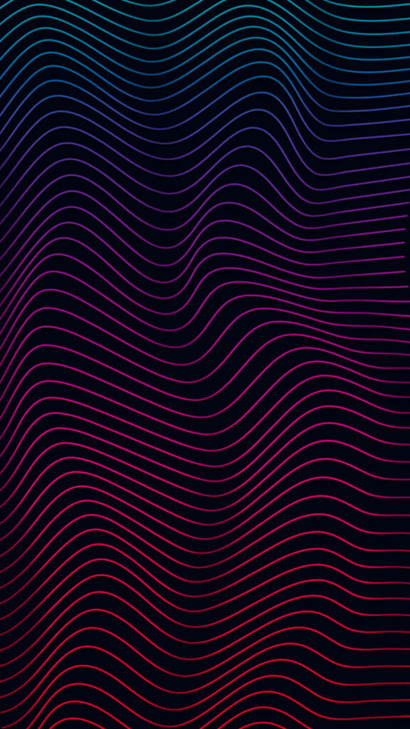 Vibrant Abstract Waveform Wallpaper in Red, Purple, and Blue