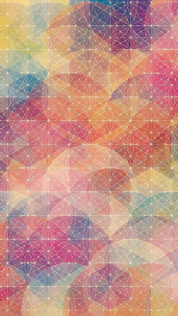 Colorful Abstract Phone Background with Subtle Geometric Patterns Wallpaper