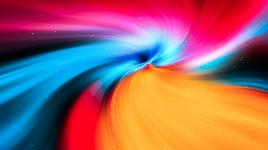 Vibrant Kaleidoscope: A Captivating Abstract 4K Wallpaper Enlivened with Multi Colors