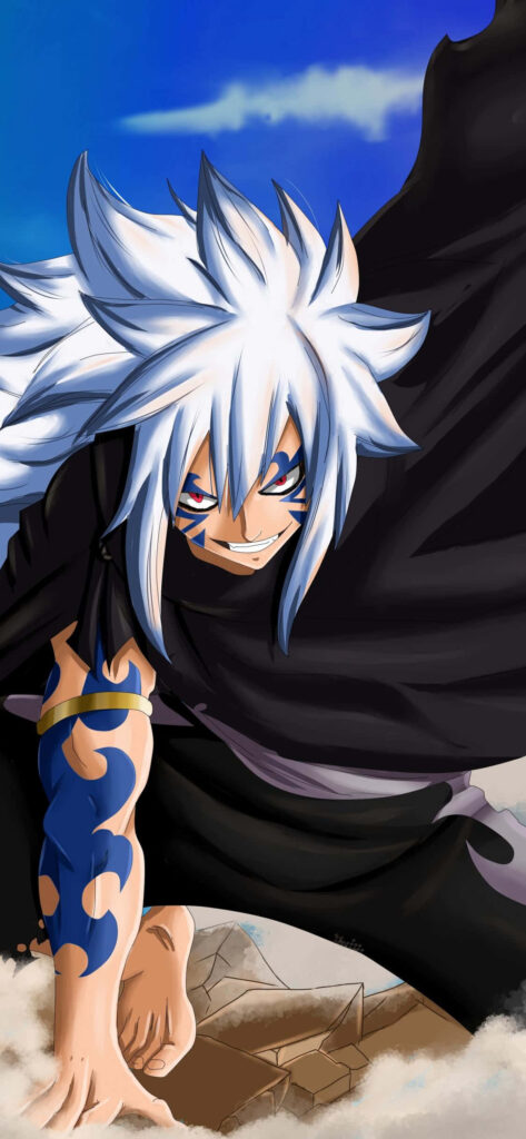 Vibrant Acnologia Wallpaper: Confident Smile & Striking Features
