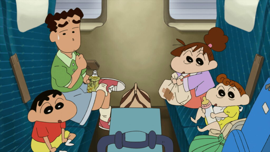 Vibrant Adventures: Crayon Shin's Lively Movie-inspired HD Wallpaper