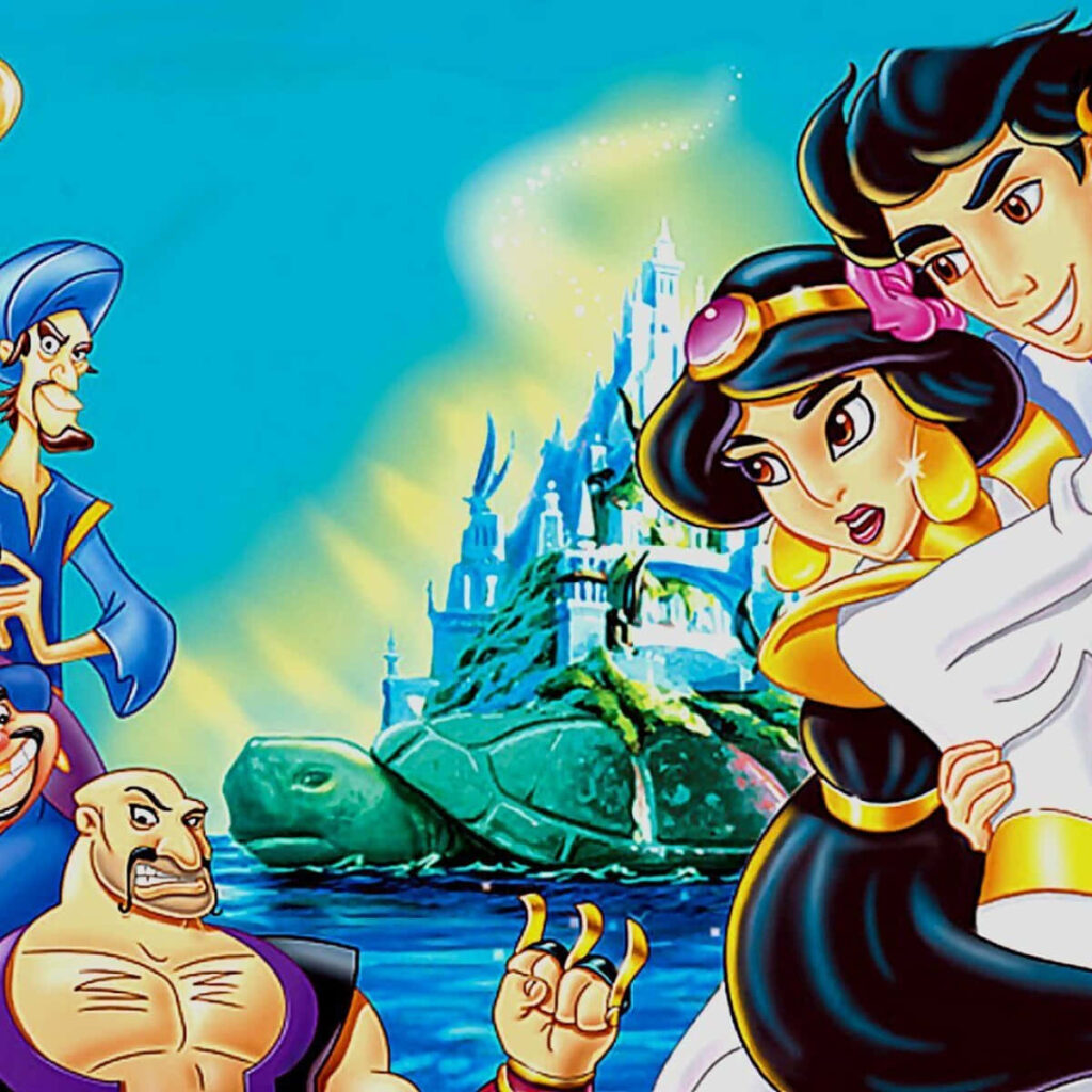 Vibrant Aladdin Wallpaper: Adventure & Fantasy in a Magical Setting