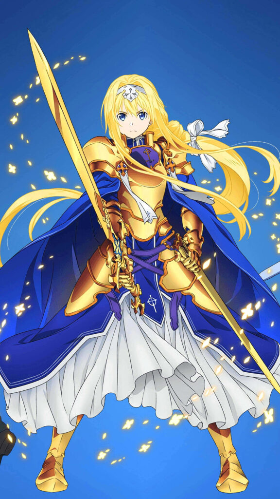 Alice Zuberg Wallpaper: Dynamic Sword Art Online Character Art