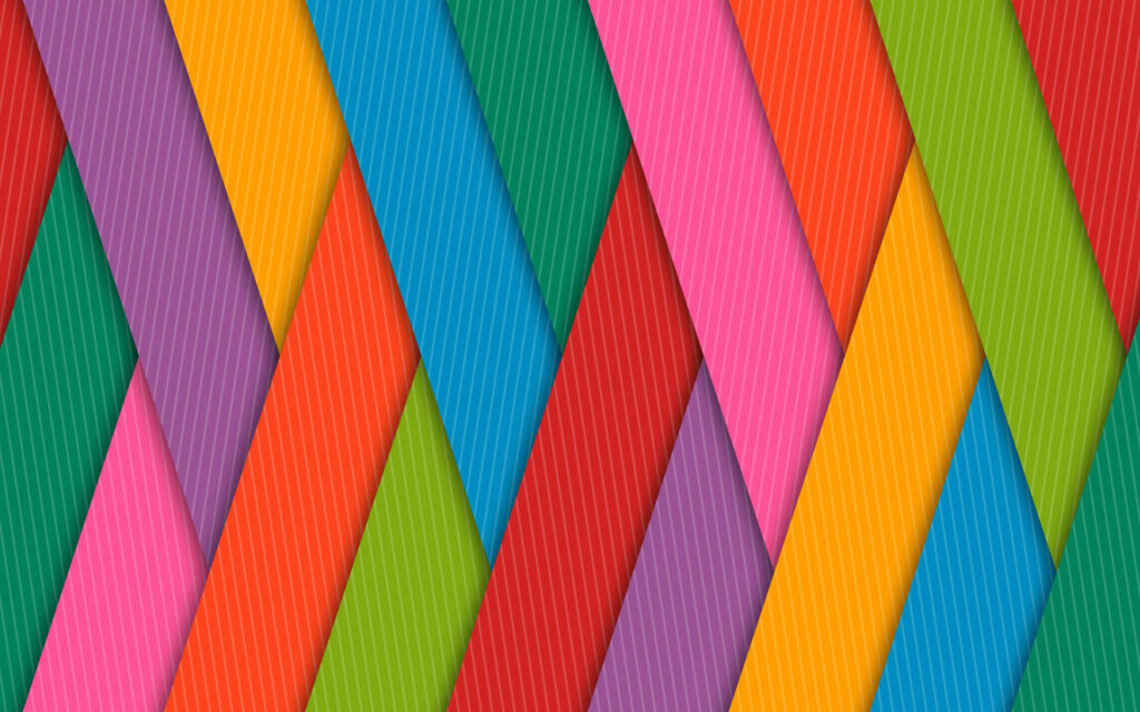 Vibrant Woven Strips: Exploring Android Material Design Aesthetics Wallpaper