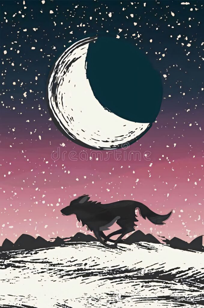 Vibrant Animal Silhouette Galaxy Wallpaper - Cosmic Background Art
