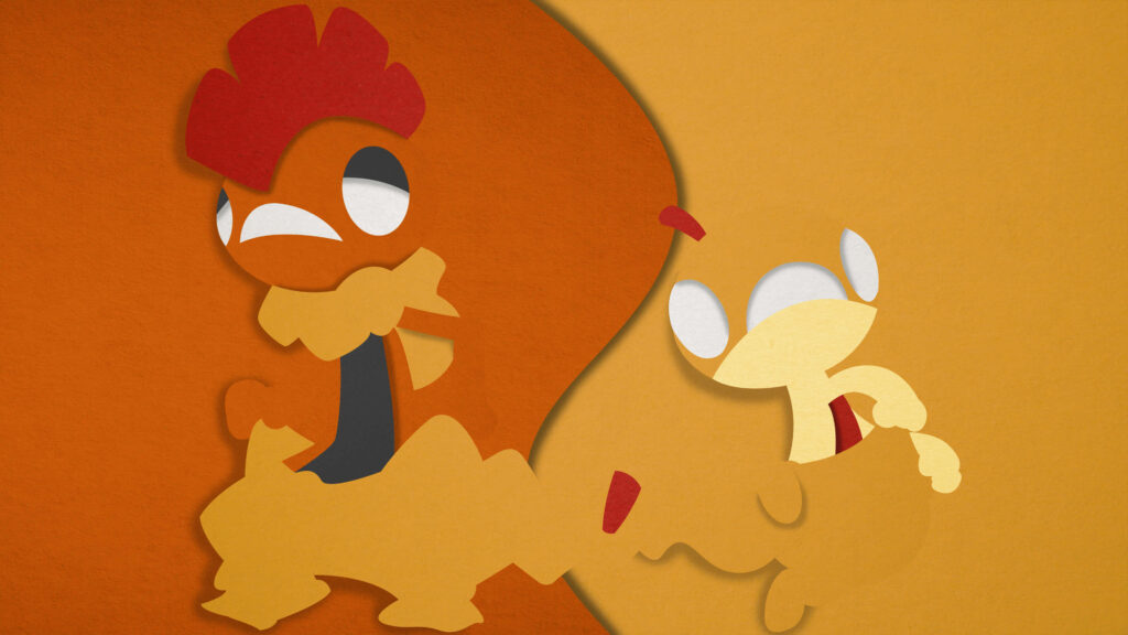 Vibrant Scrafty & Scraggy Wallpaper - Dynamic Animated Background