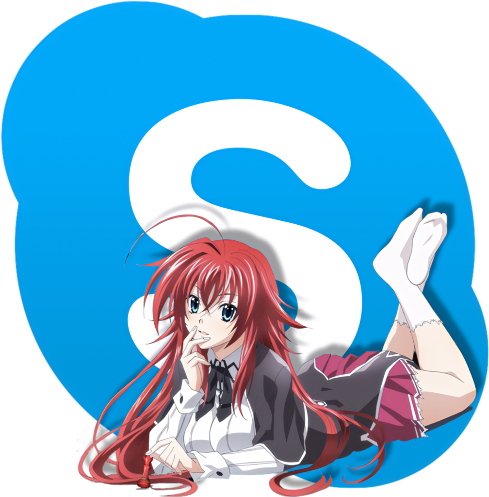 Vibrant Anime Character Wallpaper: Red Hair & Bold Blue Background
